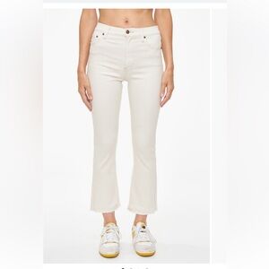 Pistola- Lennon High Waist Boot Cut Women's Jeans- cream, ivory, SAHAV